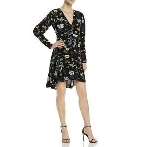 Joie Womens Analena A-line Dress, Black, 0